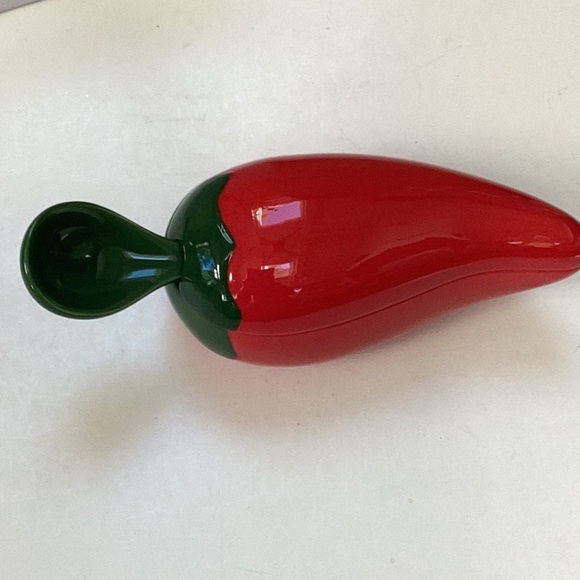 Progressive Prepworks Salsa Bowl Red Chili Pepper Shaped Serving Set NWT - Picture 5 of 10